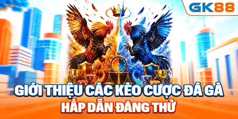 Giới thiệu các kèo cược đá gà hấp dẫn đáng thử