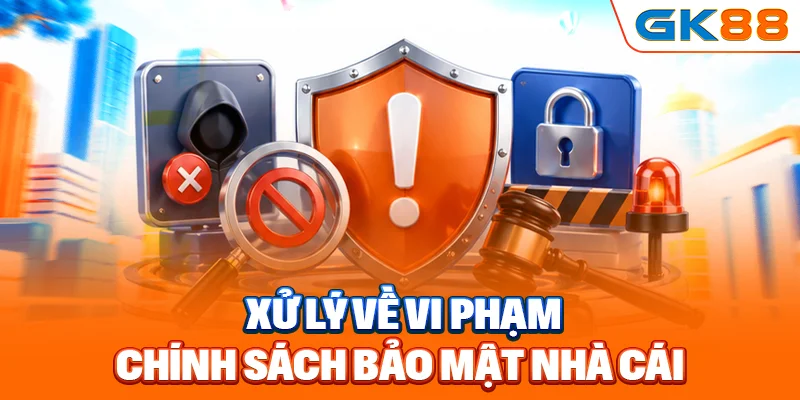 Xử lý về vi phạm chính sách bảo mật nhà cái